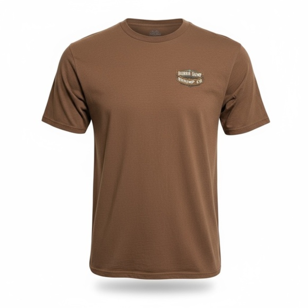 Bubba Gump Shrimp Co. Men's Brown Short Sleeve Tee